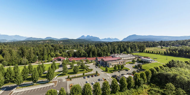 Eastern view of Meadowridge school