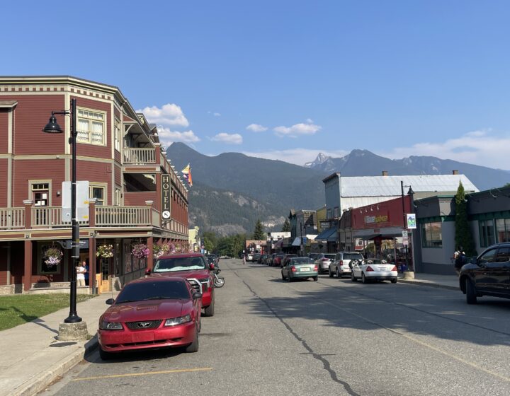 Slocan city centre