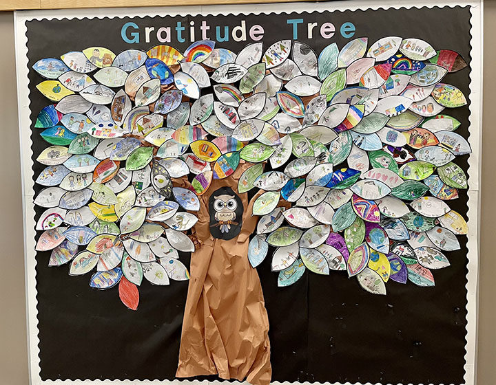 Gratitude Tree from Bramblewood Elementary