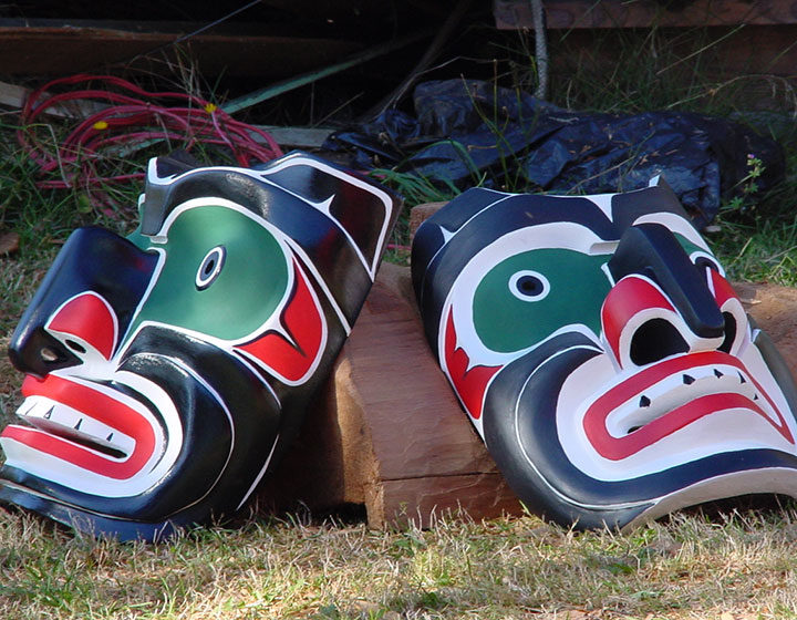 First Nations masks