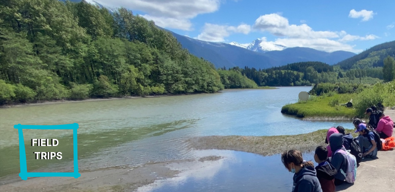 Shaping Young Minds in Northern British Columbia Join the Vibrant Community of Alvin A. McKay Elementary School in Laxgalts'ap, Nisga'a Nation - Field Trips photo of the kids on the river side