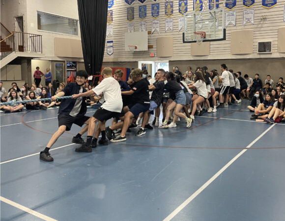 WCRA student/teacher tug of war