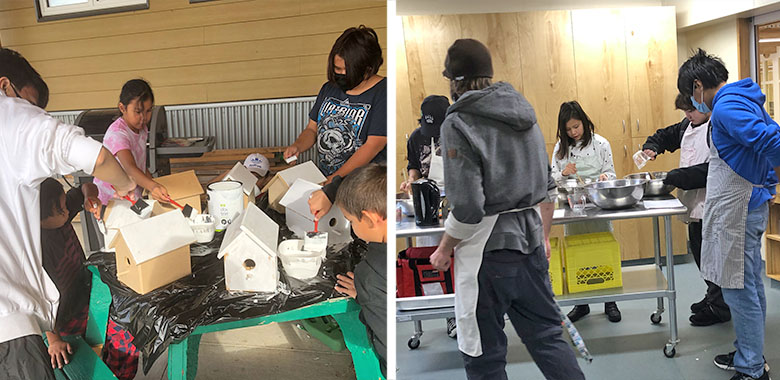 Applied Design, Skills and Technologies students at Babine Elementary-Secondary School